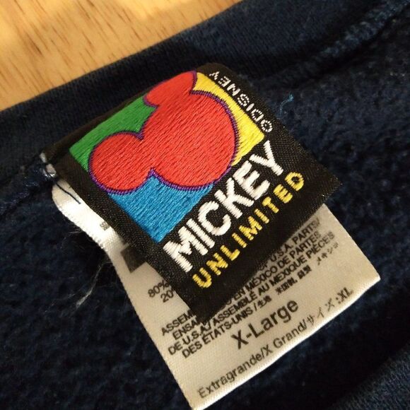 Vintage Mickey Unlimited Jerry Leigh Mickey Mouse Florida Crewneck Sweatshirt - Picture 6 of 8